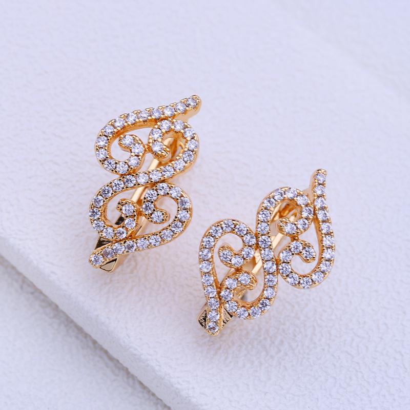 KNIKOO Серьги-клипсы для женщин, модные серьги-гвоздики с кубическим цирконием, ювелирные изделия для свадебной вечеринки, подарки