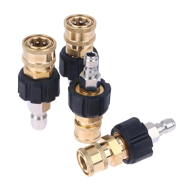 Фитинги для быстрого подключения мойки высокого давления M22 от 14/15 мм до 1/4 3/8 дюйма для мойки под давлением