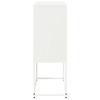 Highboard White 68.5 x 38.5 x 107 cm Steel