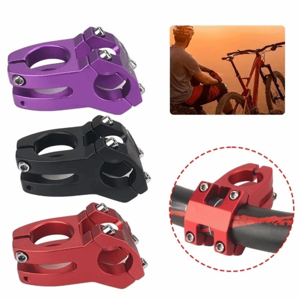 25.4/31.8mm Pipe Mountain Bike Stem Aluminum Zinc Zinc Alloy Bike Riser Stem Trail Riding