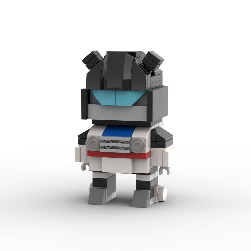 *Трансформируйте Авто Робота Brickheadz * Звездный крик джаз Prime DIY Просветите MOC блок кирпича набор, совместим с