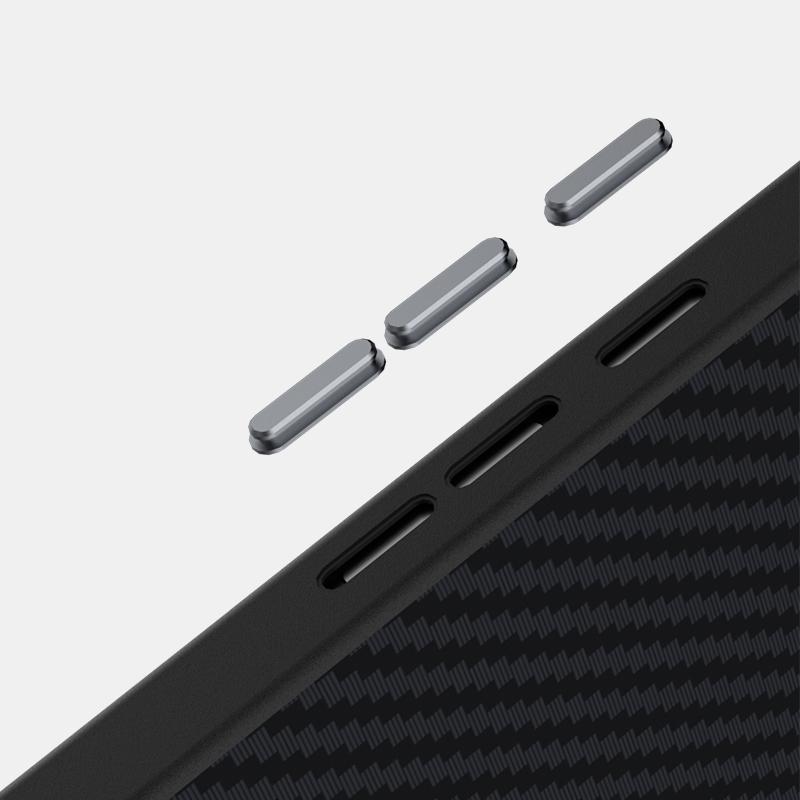 Чехол для Google Pixel 9 Pro XL Shockproo Magsafe Slim из жесткого сплава с магнитным беспроводным зарядным устройством из углеродного волокна, испытание на падение