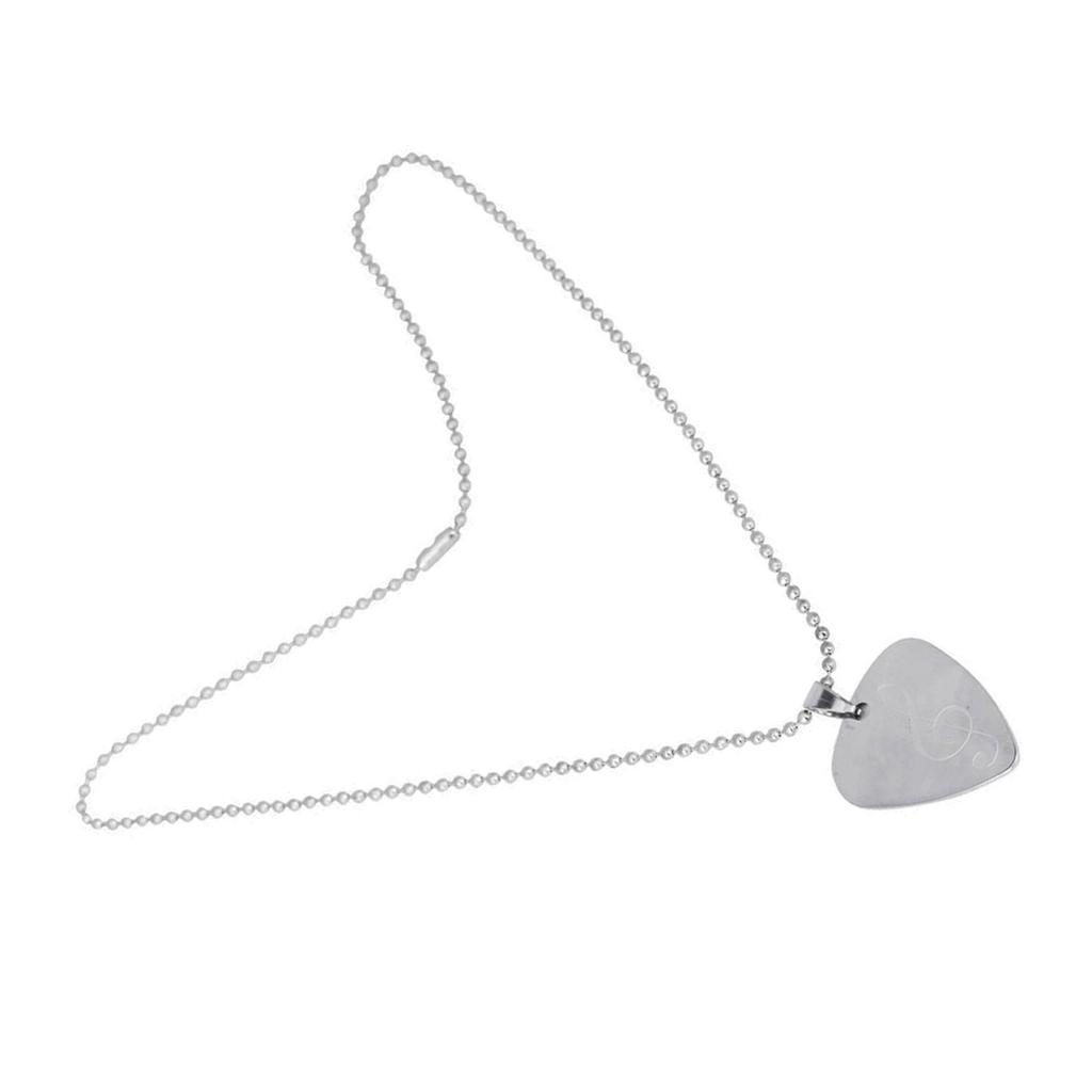 Классическая металлическая гитара бас-гитара медиатор плектр ожерелье цепочка аксессуары для инструментов(И)