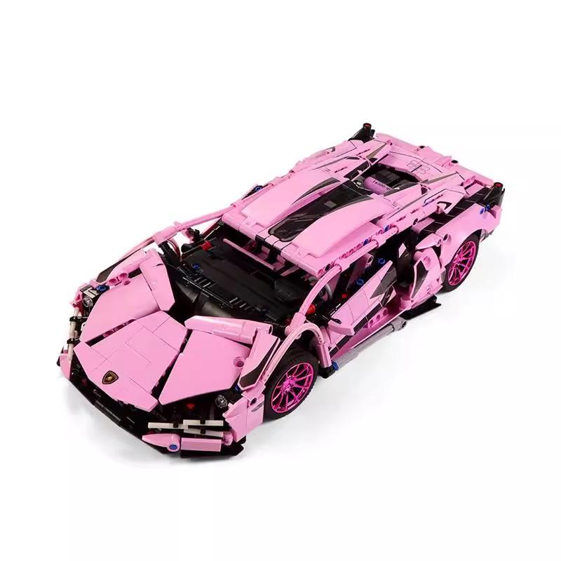 Технические Конструкторы Bugatti Lamborghinis Гиперкар Гоночный Автомобиль Модель Собери Транспортное Средство Кирпичики Игрушки Для Мальчиков Детей Подарки