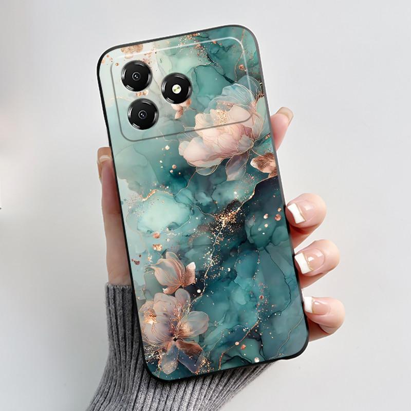 Чехол для телефона ZTE Blade A36 Чехол Z2472 Эстетичный Роскошный Милый Крутой Для Мальчиков Девочек Черный Матовый Мягкий Силикон Защитная Задняя Крышка