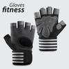 Wear Resistant Breathable and Non Slip Wrist Guards Exercise Training Fitness Weightlifting Horizontal Bar Dumbbell Men and Women Half Finger Gloves