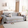 1PC Chenille Sofa Towel for Living Room Boho Style Home Decoration Sofa Cover Couch Cover Tassel Double-side Towel Funda Sofá