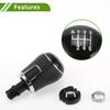 6 Speed Gear Shift Knob For VW Amarok 2011- Plastic Stick Shifter Knob Black
