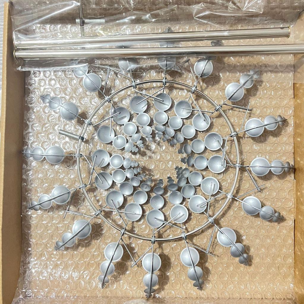 Креативная уличная кованая железная ветряная мельница: Вращающееся металлическое садовое украшение