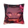 Подушки с принтом Demon Slayer (Kimetsu No Yaiba) Велюровые Чехлы для Подушек Милые