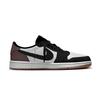 Travis Scott X Jordan Air Jordan 1 Винтажные Баскетбольные Кроссовки Унисекс Низкие Коричневые DZ4137-700(Команда1698-)