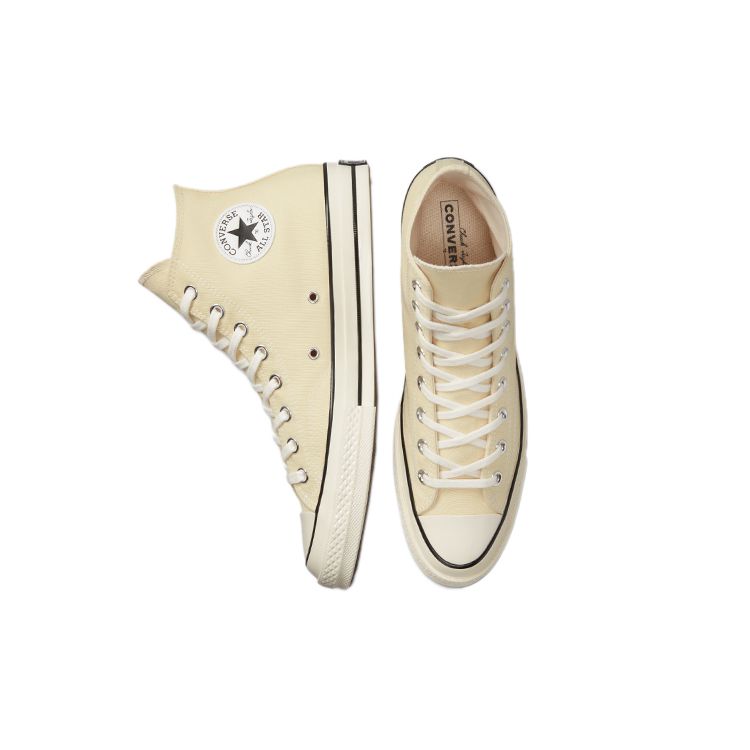 Converse Кроссовки унисекс Chuck 70 High Grey Lemon Желто-Белые A00458C