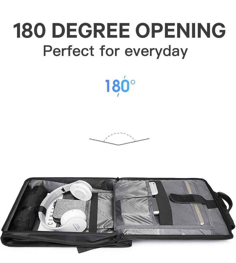 BANGE New Ultra-thin Men Fashion Backpack 13.3,14.14.6 Inch Laptop Backpack For Business Travel