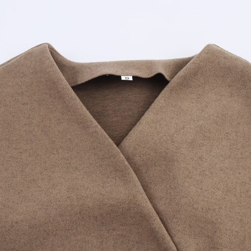 Araltay New Arrival Fashion Style Women's Clothing Fashion with Belt Soft V Neck Long Sleeves Jacket Outwear 1255837