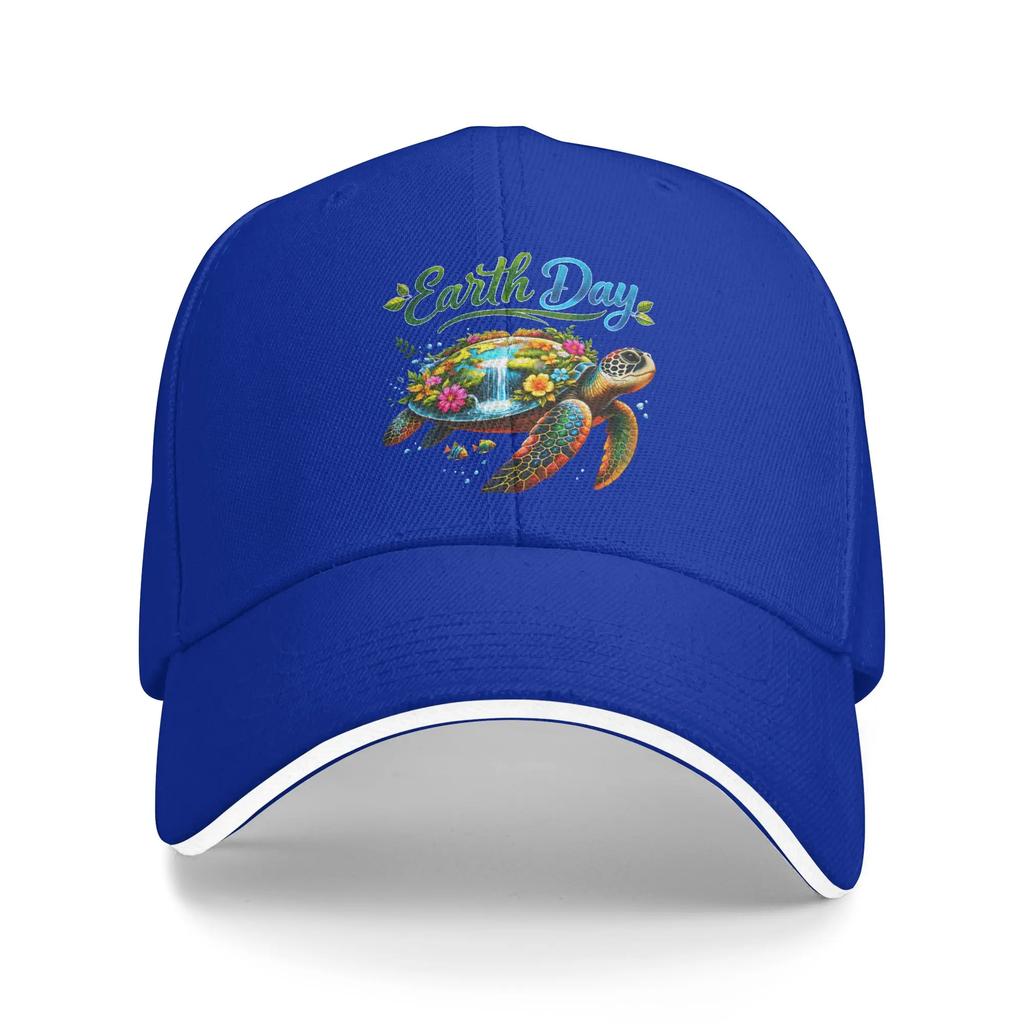 Earth Day EnvironUnisextal Baseball Cap Popular Sandwich Hat Unisex Women Adjustable Dad Hat Outdoor