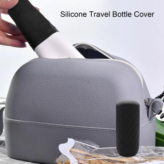 Рукав для дорожной бутылки, герметичный, высокоэластичный, эластичный, удобный для путешествий, портативный, силиконовый, для бутылки