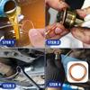A Set Car Oil Pan Drain Gasket Replace Mixed Loading Combination Bolt Copper Pad Aluminum Gasket Automotive Tank Accessories M14