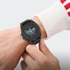 adidas Оригинальные Наручные Часы PROJECT Кварцевый Механизм Силиконовый Ремешок Черный Циферблат Унисекс AOST250332I