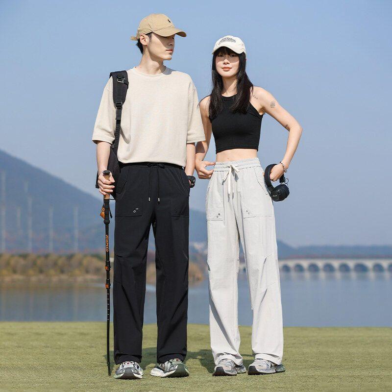 Trade Original Order Tail Sports Overalls Men and Women Couple Spring and Summer Outdoor Ice Feeling Sun Protection Trousers Casual Hiking Pants