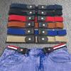 Buckle-Free Belt for Jean Pants Elastic Invisible for Belt Men Women Fashion No Buckle Stretch Elastic Waist Belt