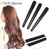 3pcs/6pcs/9pcs/12pcs Beauty Pro Salon Fix Styling Tools Hair Clips Claw Section Hairpins Butterfly