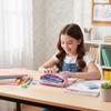 PVC Transparent Pencil Case For Girls Large Capacity Waterproof Stationery Organizer