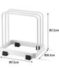 Подставка для разделочной доски Yamazaki Jitsugyo 7135, цвет белый, приблизительный. W12 x D8.5 x H12cm Tower Подставка для разделочной доски для хранения на кухне
