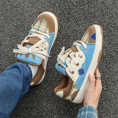 Мода 2024 Горячая Распродажа Молодежная обувь для крикета Луговая Уличная Дышащая Повседневная обувь Студенческие парусиновые туфли Женская спортивная обувь на толстой подошве