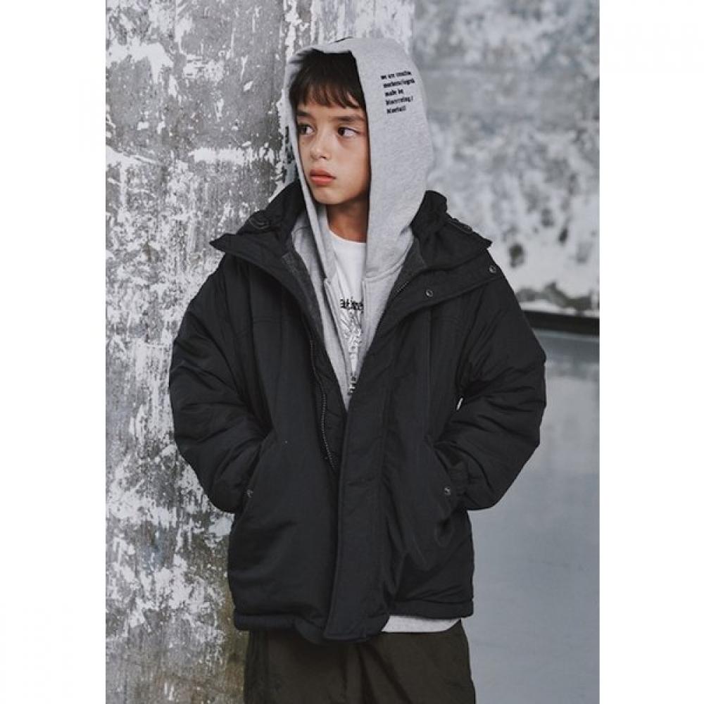 Bluetail Reversible Hooded Synthetic Jumper Black Azh1jp01bk