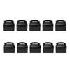 10 шт. Black Gable Boxs Party Favor Boxs Portable Paper Bakery Boxs with Handle For Birthday