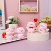 Cartoon Pig Statue Resin Animal Sculpture Cake Decoration Couple Piggy Ornament Gift