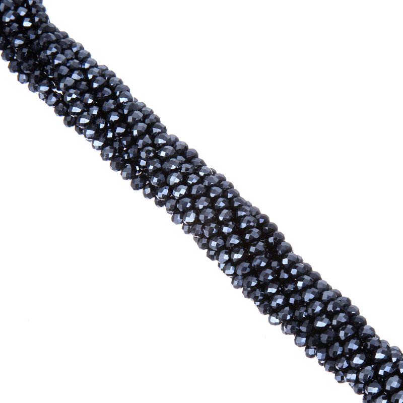 Креативное высококачественное оптовое ожерелье, изготовление браслетов диаметром 4 мм, DIY ювелирные аксессуары, новое хрустальное стекло, 145 шт., свободные, горячие распродажи, бусины-разделители