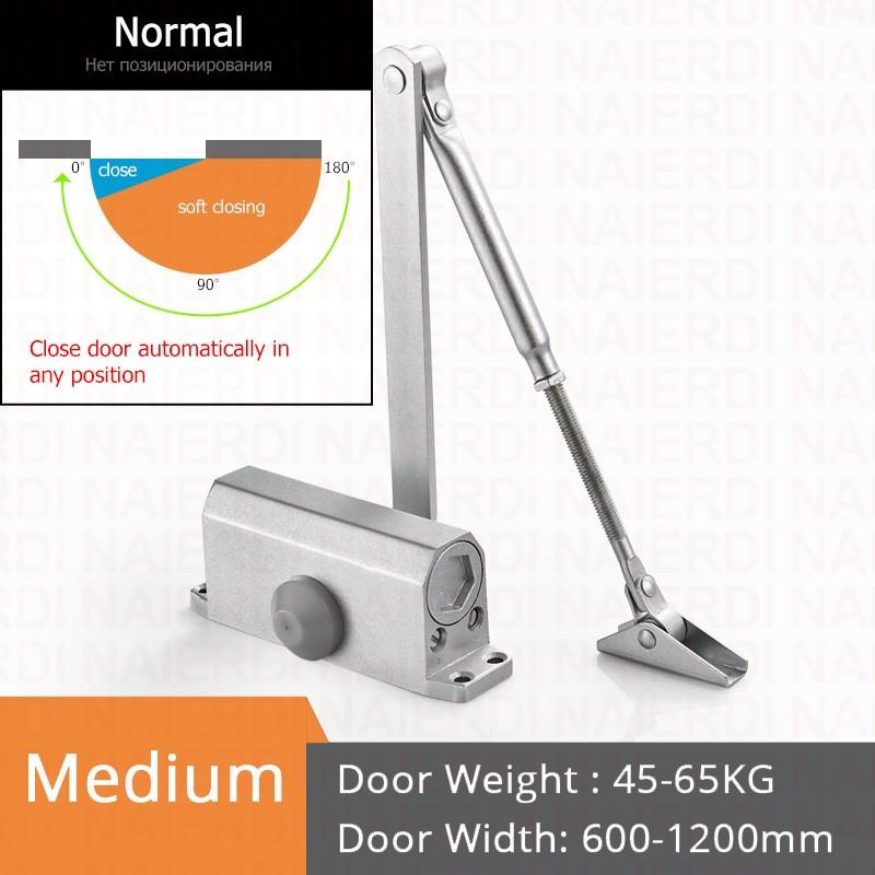 Гидравлический буферный доводчик двери 25 кг до 80 кг с регулируемой скоростью, автоматическое оборудование для закрывания дверей, бесшумный держатель для мягкого закрывания двери