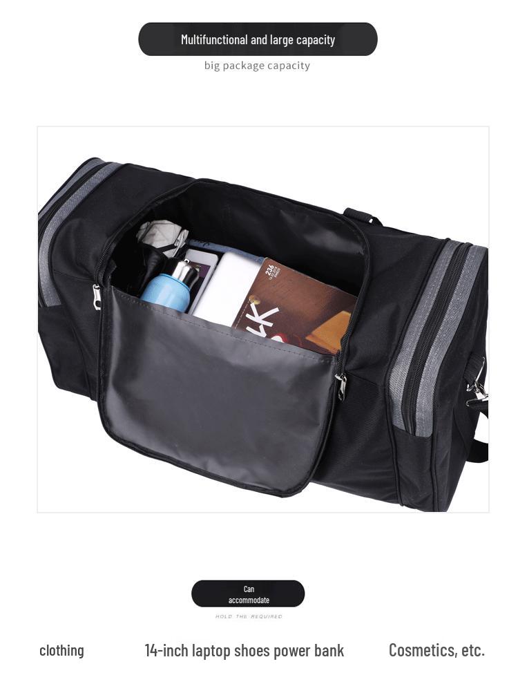 Складная модная спортивная сумка большой вместимости: Унисекс Ручное Дорожное и Хранилищное Решение