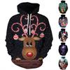 Unisex Christmas 3d Graphic Print Hoodie Sweatshirt With Soft And Comfortable Material