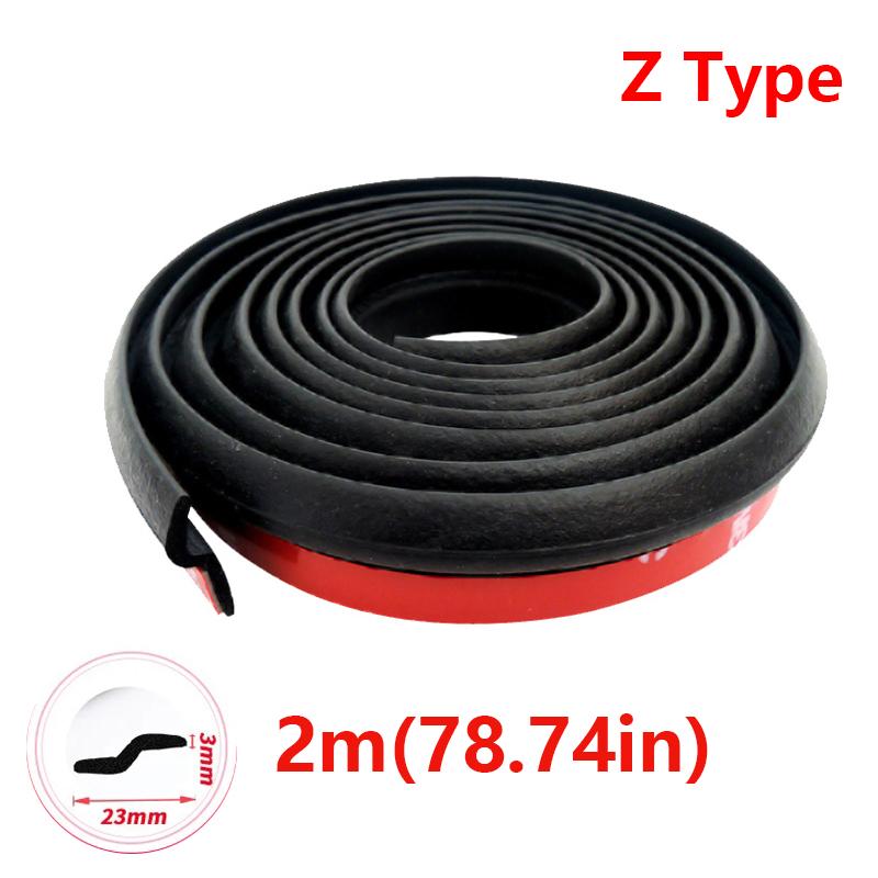 Резиновые уплотнители для дверей автомобиля ZPD-образная отделка, шумоизоляция, уплотнительная прокладка типа ZPD, резиновые полоски для автомобильных аксессуаров
