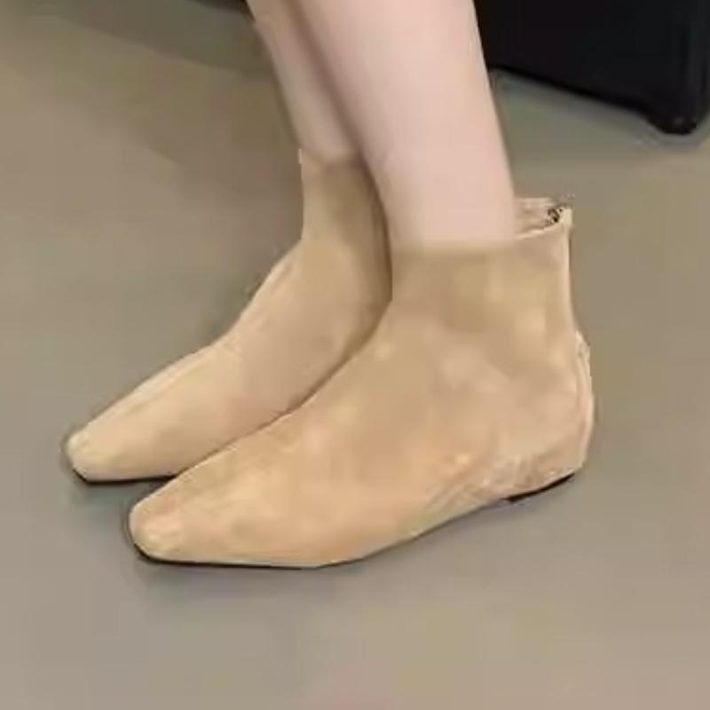 Fashion Leopard Women Ankle Boots Elegant Flats New Suede Shoes Designer 2025 Winter Trend Fashion Snow Boots Party Brand Woman Botas