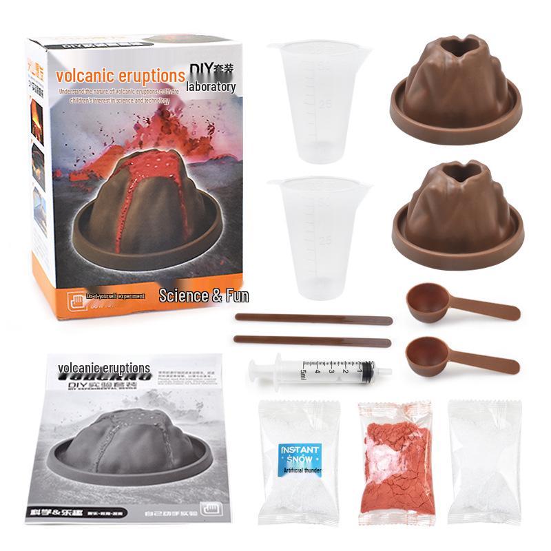 Набор для научного эксперимента «Вулканическое извержение» для детей