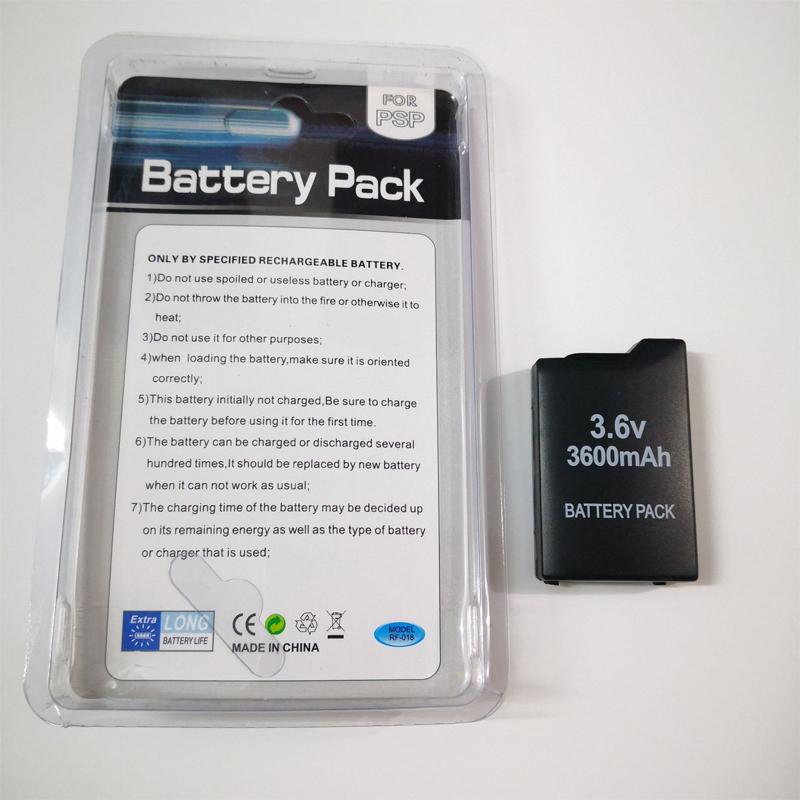 New 3.6V 3600mAh Li-ion Battery for Sony PSP1000 PSP-110 Game Console Lithium Built-in Host Battery PlayStation Portable Gamepad
