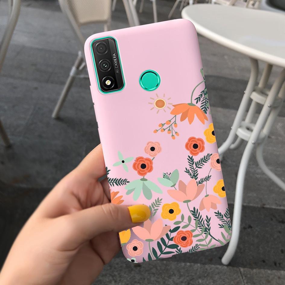 For Funda Huawei P Smart 2020 Case Coque Popular Lavender Flower Phone Case For Huawei P Smart 2020 6.21" Soft Shockproof Bumper