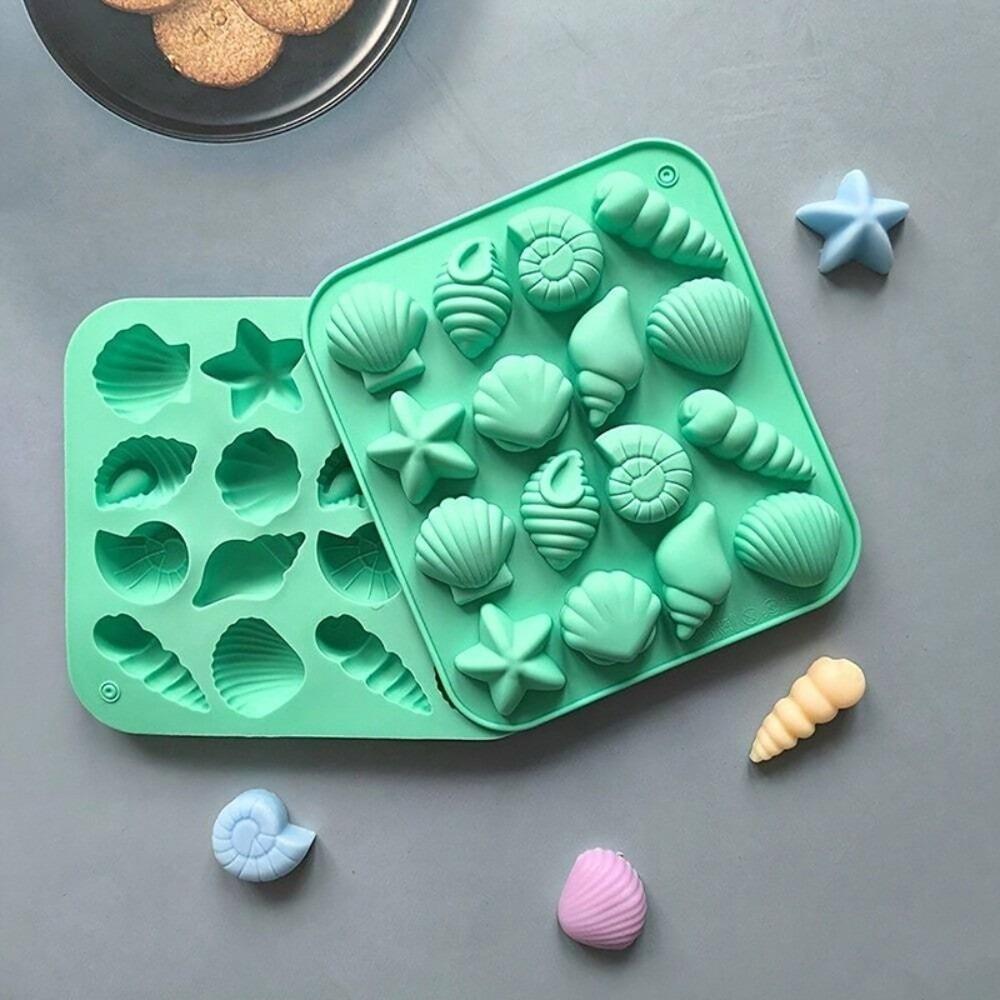 Silicone Material Ocean Themed Molds Multi-Cavity Design Starfish Candy Mold Party Treats