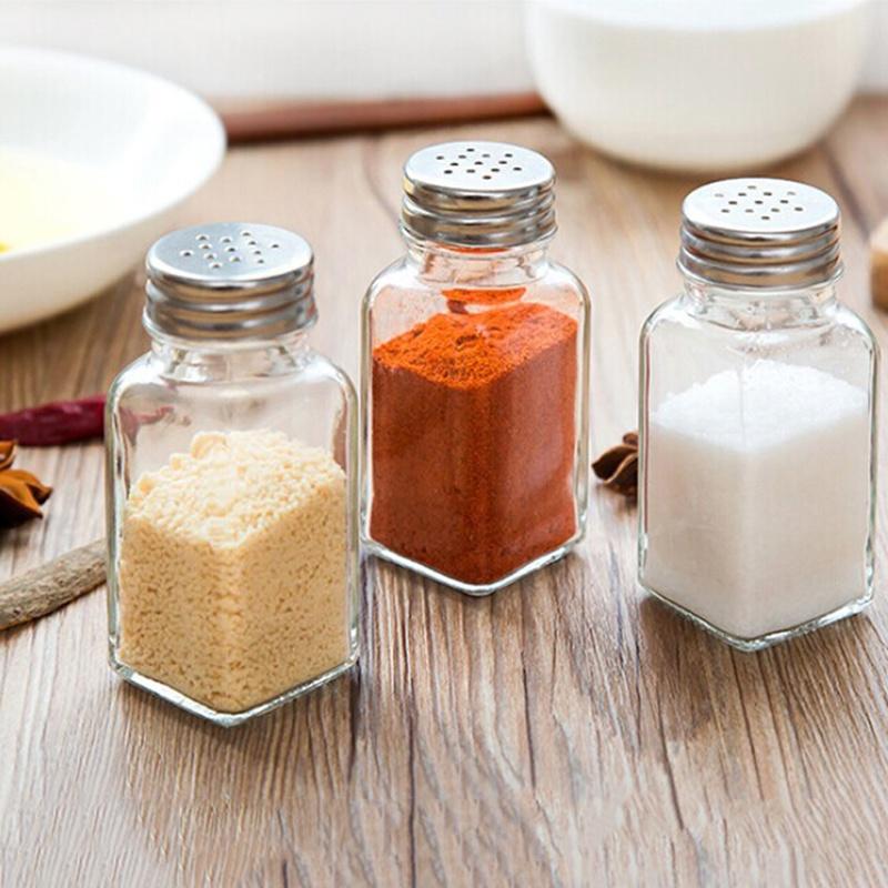Новые пищевые приправы, горшочки для соли и перца, разбрасыватель, шейкер, держатели для банок, набор уксуса