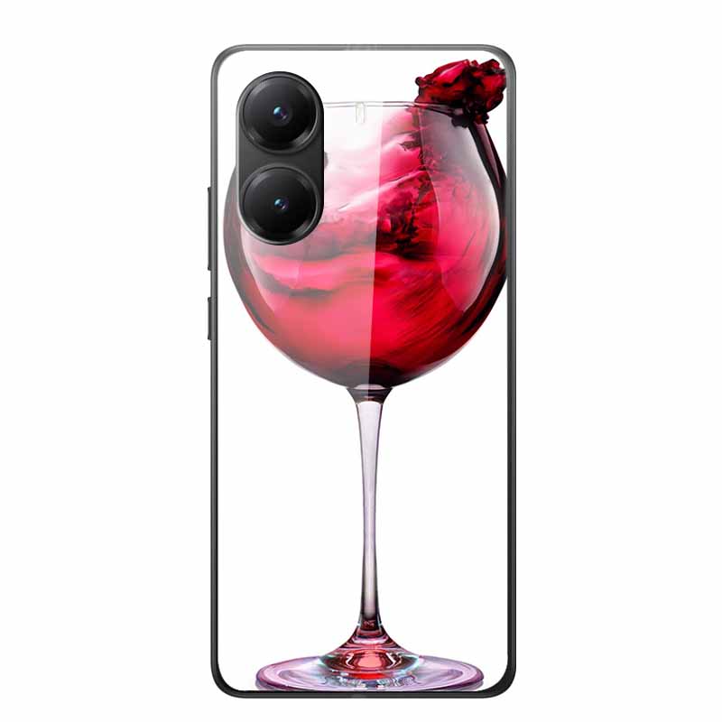 Glass Case For Poco X7 Pro Case X7Pro Hard Tempered Glass Back Cover Soft Bumper For Xiaomi Poco X7 Pro Case PocoX7 Pro Fundas