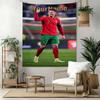 Cristiano Ronaldo Custom Your Name Wall Decor Tapestry Art For Pet Memorial Birthdaywedding Party Backdrop Family Gift