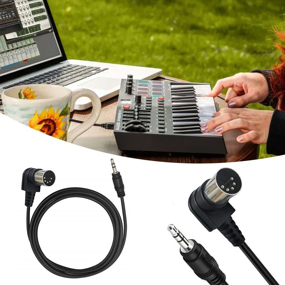 DC 3.5mm Synths Cable 5pin Audio Cable Accessories Stereo Male Jack Cable