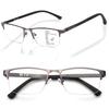 JIMMYORANGE Бифокальные очки для чтения, полуметаллические, для пожилых людей, простые, стильные, серые, с комфортом, мужские очки, оправа, оправа, мода, стильный, очки, дизайн,