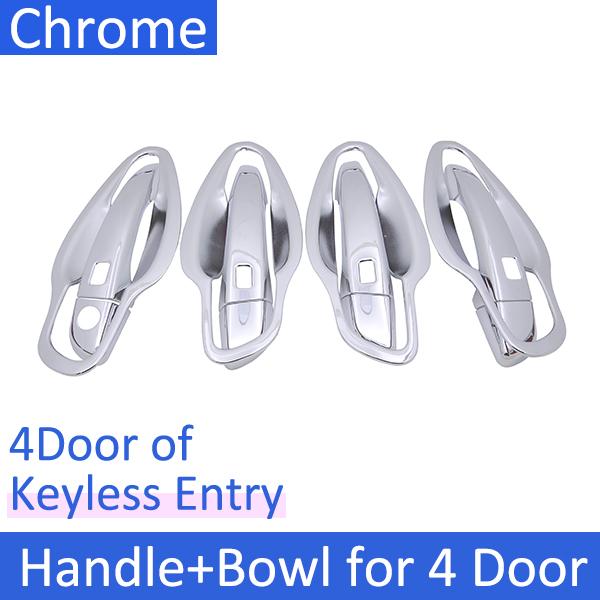 for Peugeot 3008 MK2 P84E 2017 2018      Chrome Door Handle Cover Car Accessories Stickers Rustproof Catch