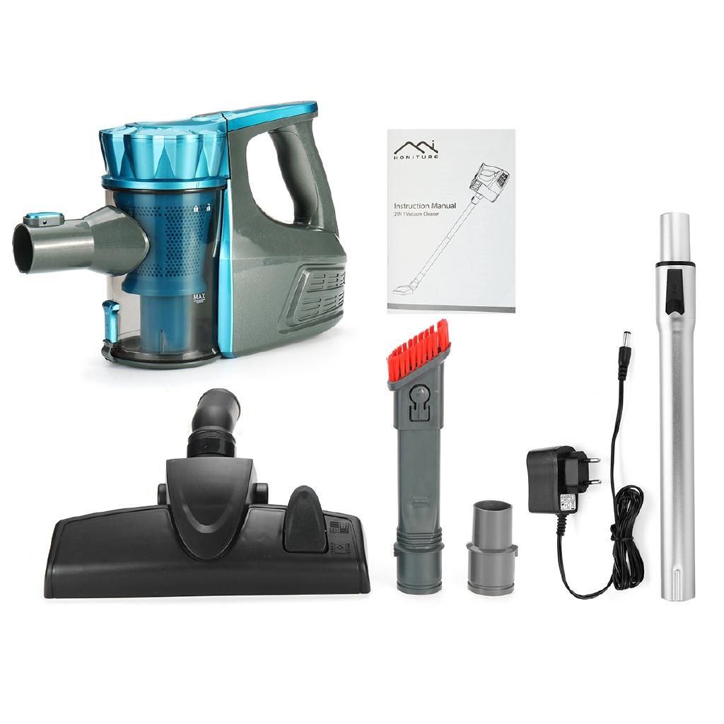 Ручной пылесос 2-в-1 Домашние беспроводные пылесосы Портативный сборщик пыли для ковров Система четверной фильтрации