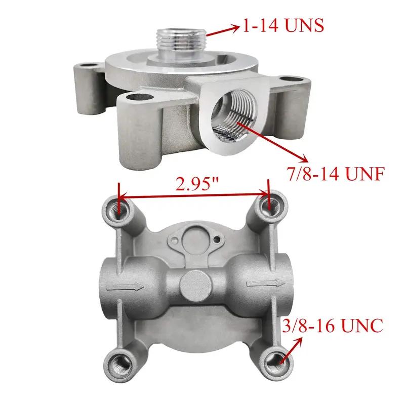 iFJF FB1311 Fuel Filter Base Replaces Filter # FF104 FF105 FF105C FF105D FF213 FS1000 FS1212 FS1242 BF948 BF957 BF1249 1R-0750