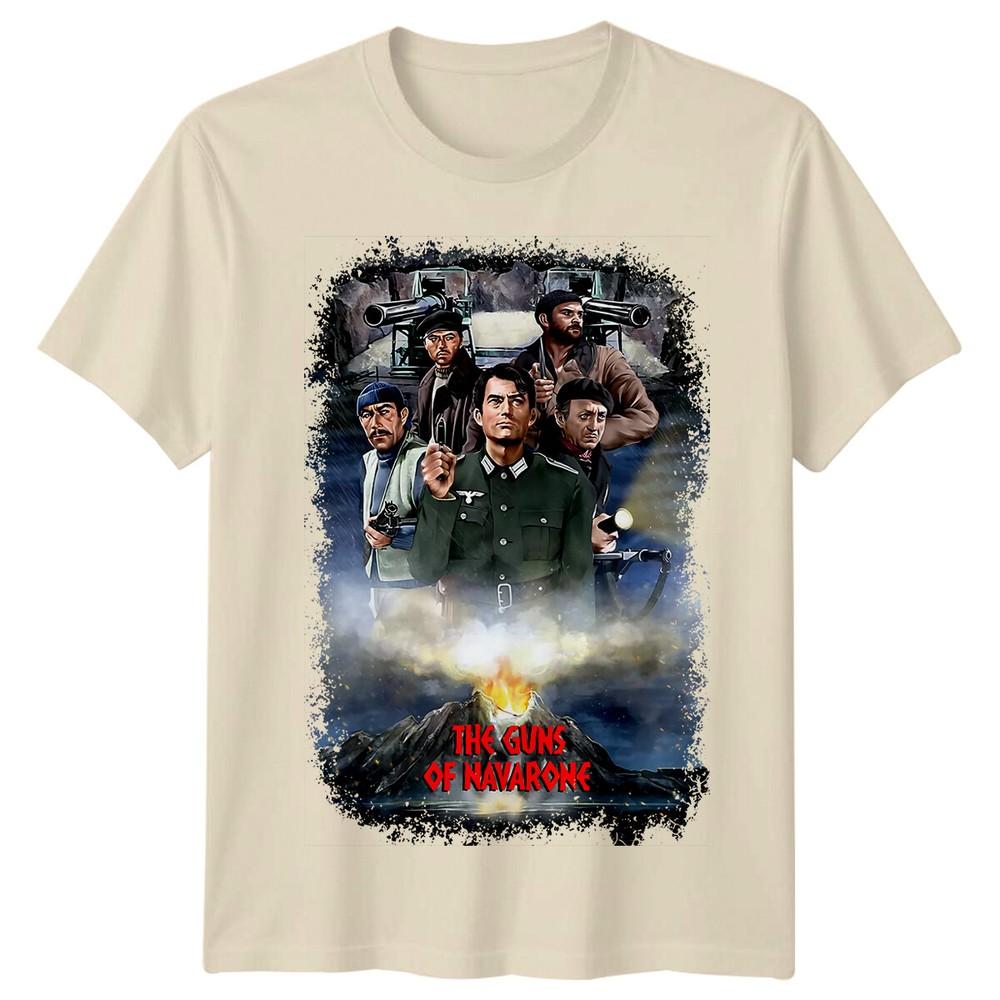 The Guns Of Navarone 1961 Movie Poster Inspired Tshirt Retro Tee Unisex